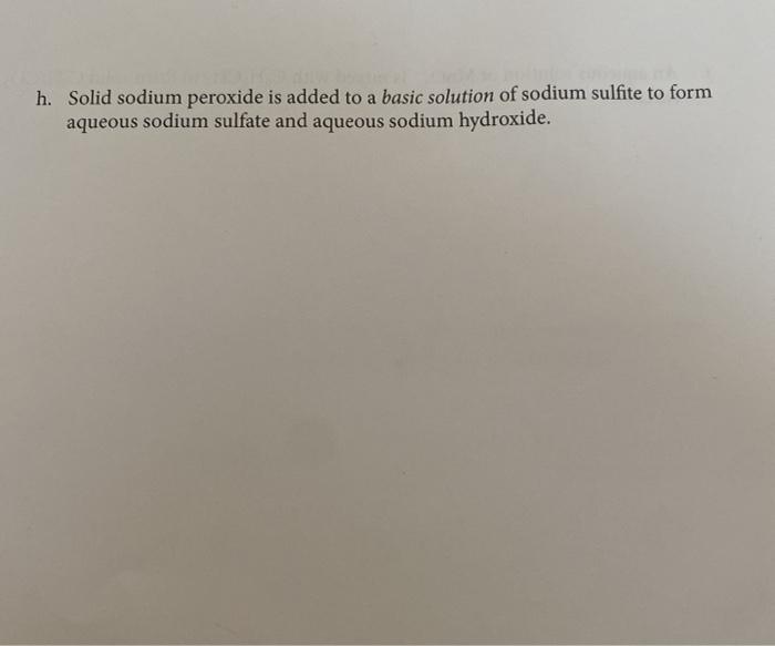 Solved Using The Half-reaction Method, Write Balanced | Chegg.com