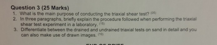 Solved Question 3 (25 Marks) 1. What is the main purpose of | Chegg.com