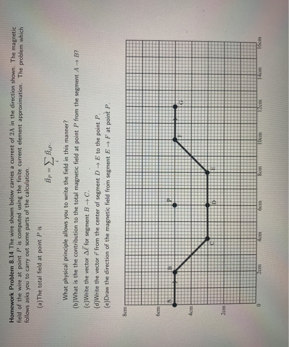 Solved Homework Problem 8.14 The wire shown below carries a | Chegg.com