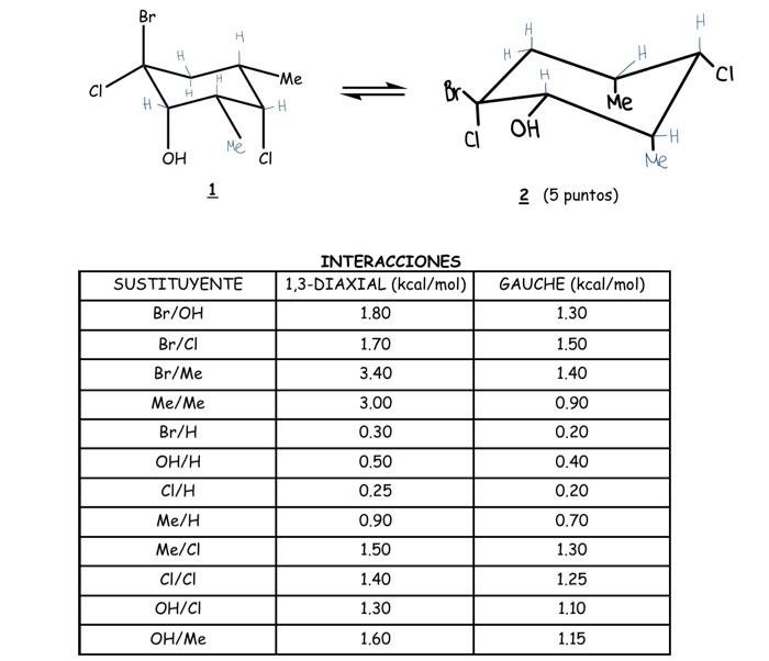 Solved Organic chemistry: Are there any gauche interactions | Chegg.com