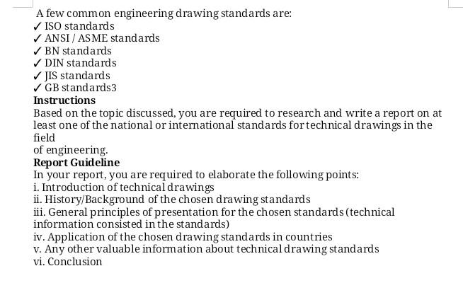 Introduction to Technical Drawing 