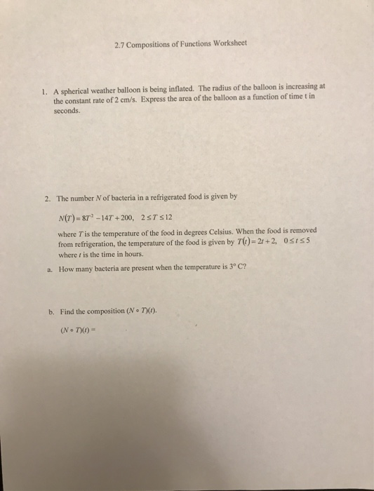 Solved 2 7 Compositions Of Functions Worksheet 1 A Chegg solved-2-7-compositions-of-functions-worksheet-1-a-chegg