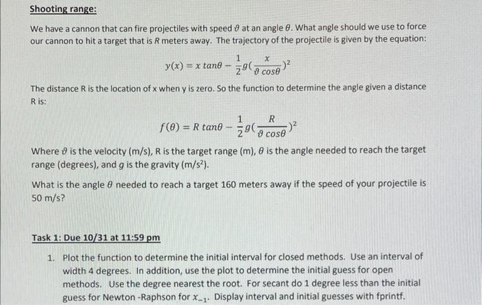 Please solve using MATLAB! Closed methods being | Chegg.com