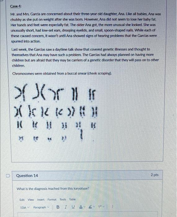 Solved Lab 7: Chromosomes and Karyotyping question 11: What | Chegg.com