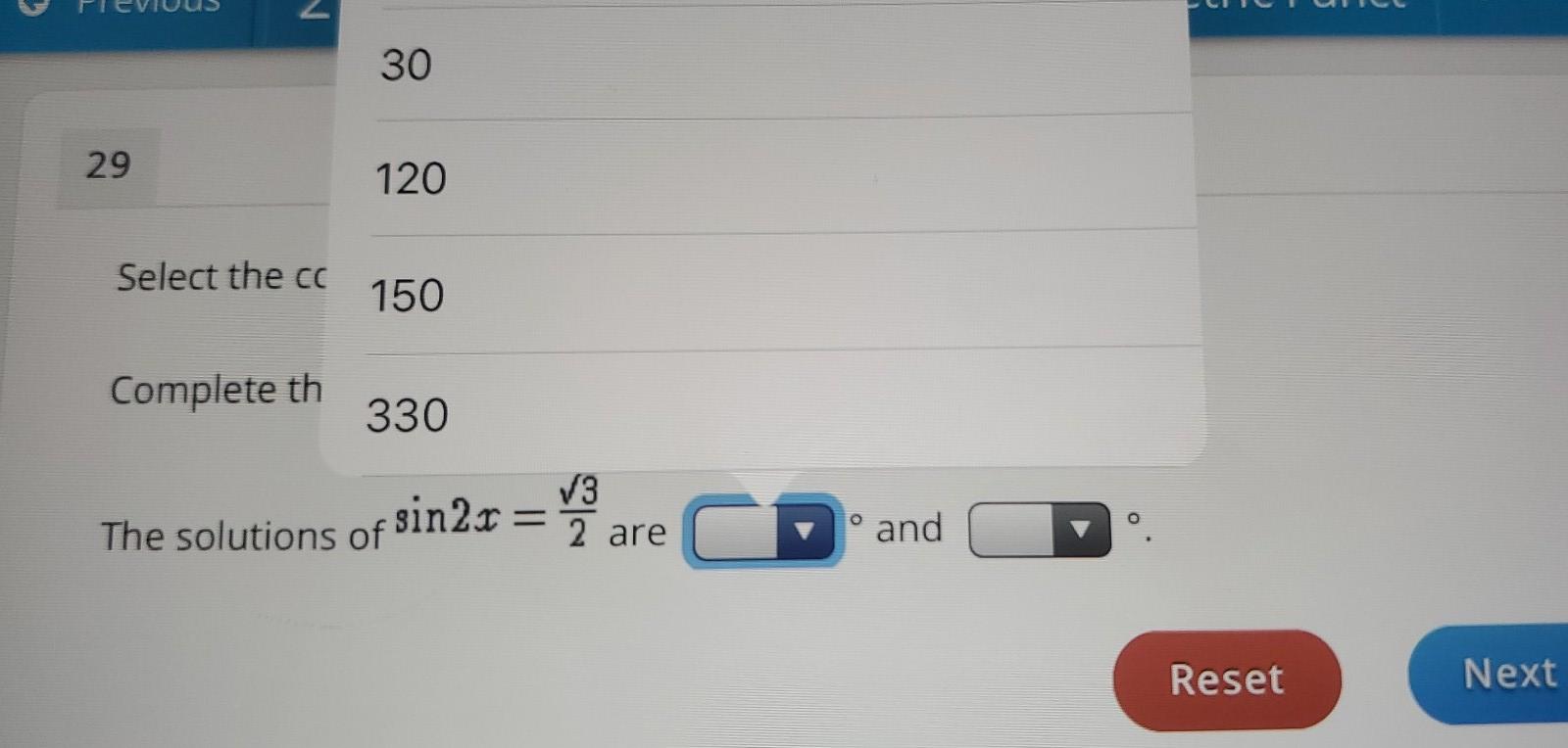 Solved 20 Select the correct answer from each drop-down | Chegg.com