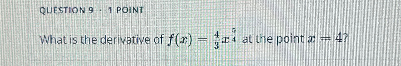 solved-question-9-1-pointwhat-is-the-derivative-of-chegg