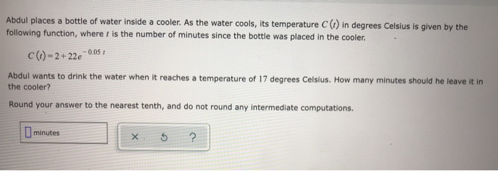 Request] How long will it take to cool these water bottles if they were at  room temperature? : r/theydidthemath