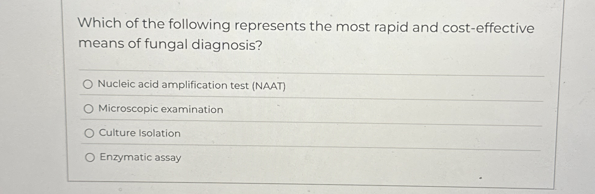 Solved Which of the following represents the most rapid and | Chegg.com