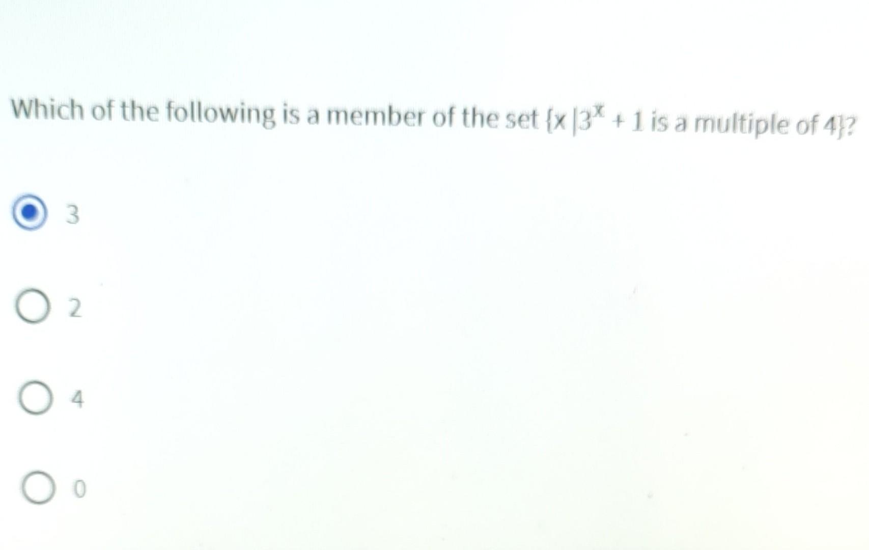 Solved Which of the following is a member of the set {x∣3x+1 | Chegg.com