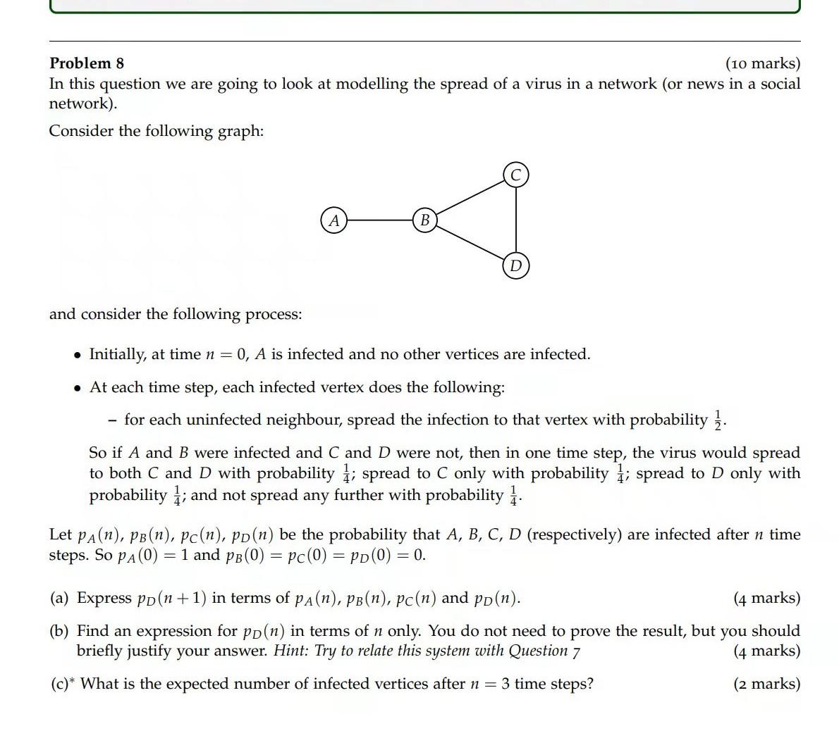 Problem 8 (10 marks) In this question we are going to | Chegg.com