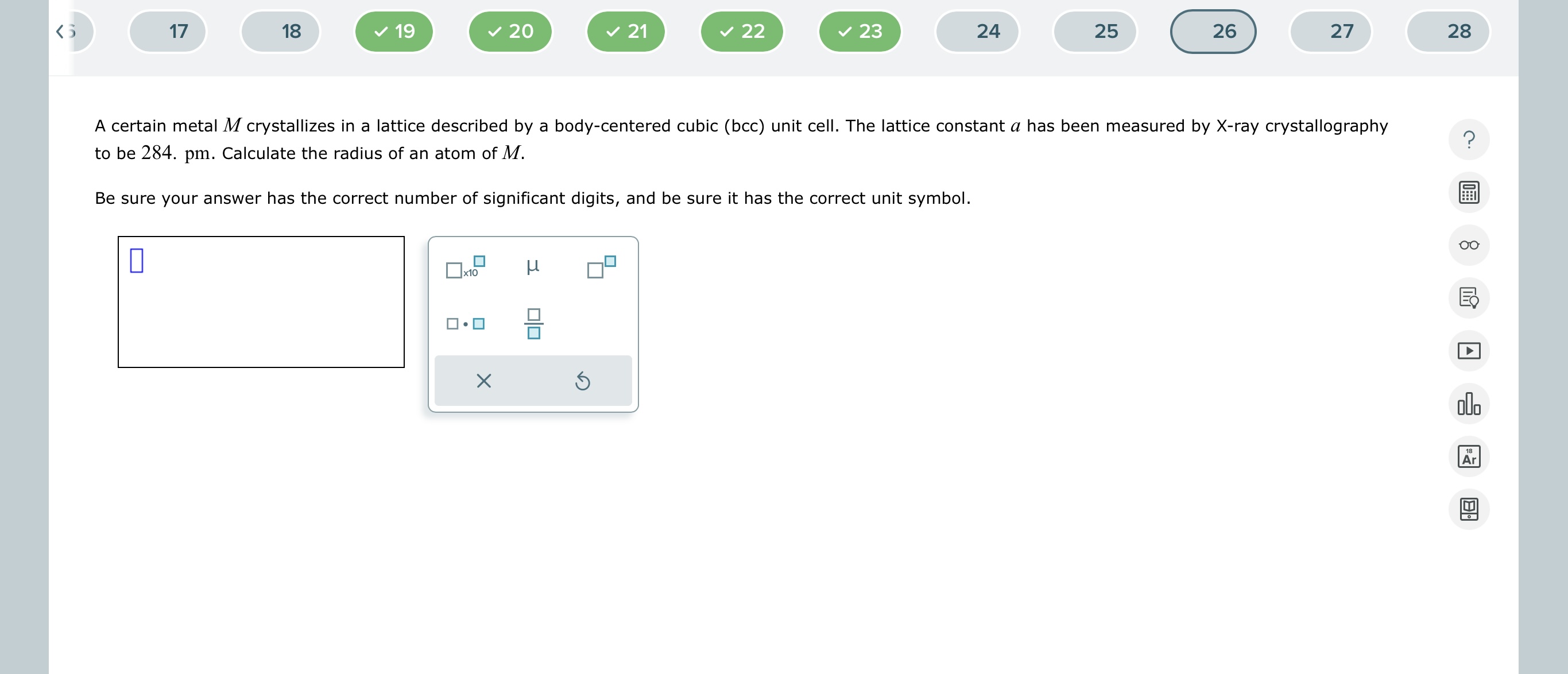 Solved A Certain Metal M ﻿crystallizes In A Lattice | Chegg.com