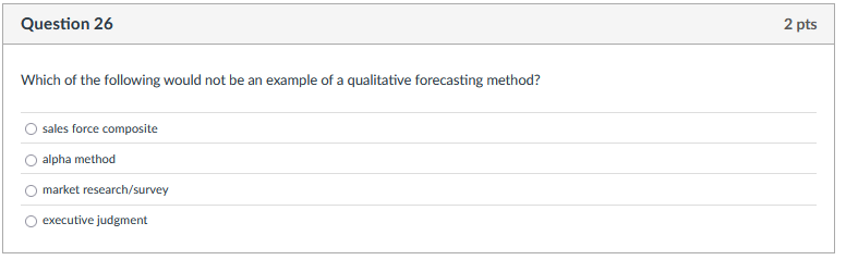 Solved Which of the following would not be an example of a | Chegg.com