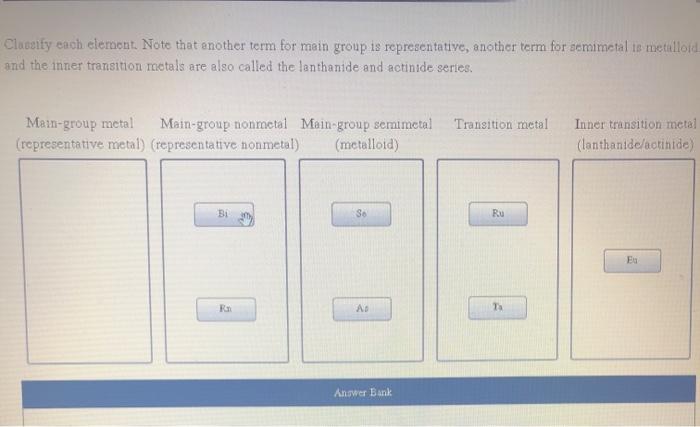 solved-classify-each-element-note-that-another-term-for-chegg