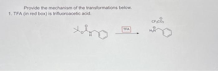 Solved Provide the mechanism of the transformations below. | Chegg.com