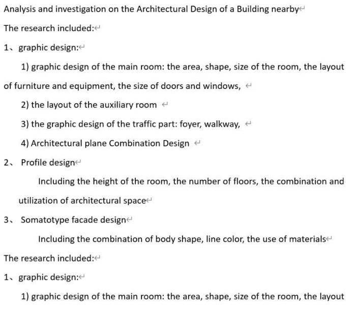 Analysis and investigation on the Architectural | Chegg.com