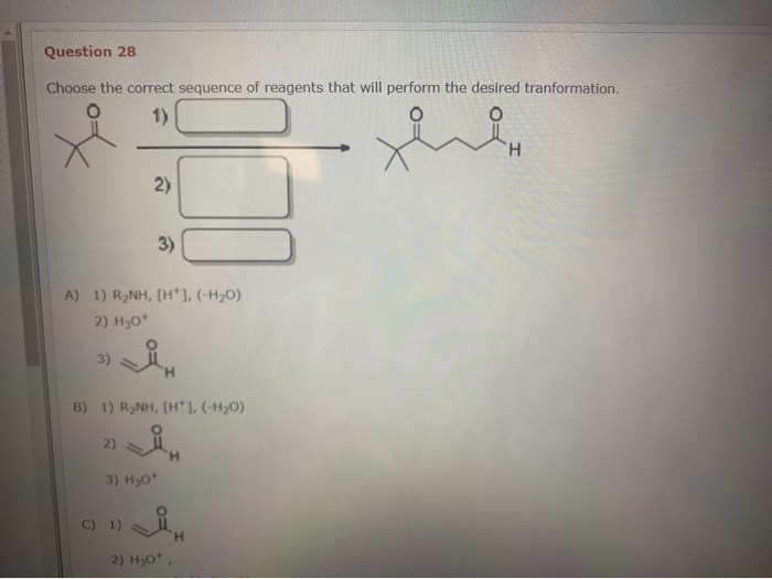 Solved Question 27 What Is The Common Name For The Following Chegg Com