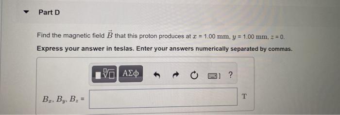 Solved A Review Part B Find the magnetic field B that this | Chegg.com