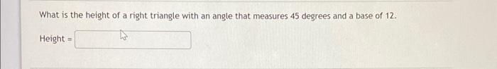 height and base of a right angle triangle are 24