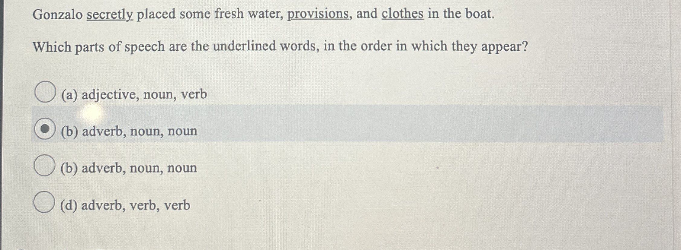 Solved Gonzalo secretly placed some fresh water, provisions,