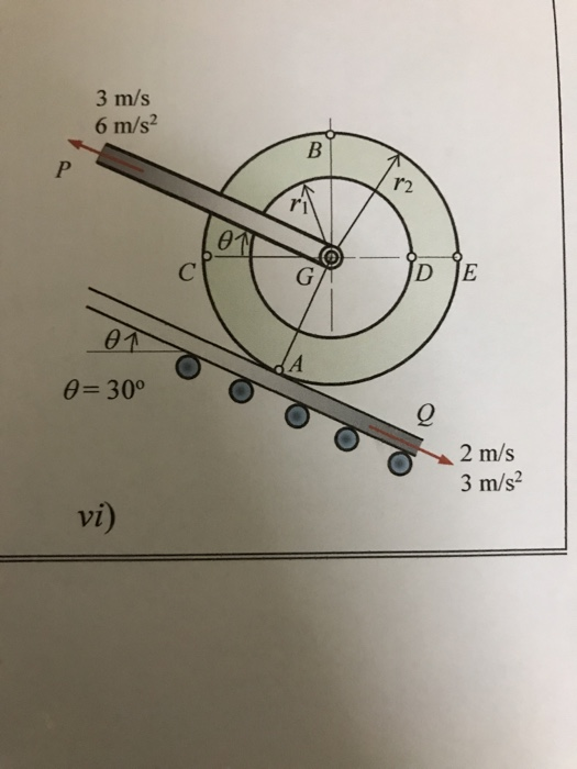 Solved Find the velocity and acceleration of point B, C, D, | Chegg.com