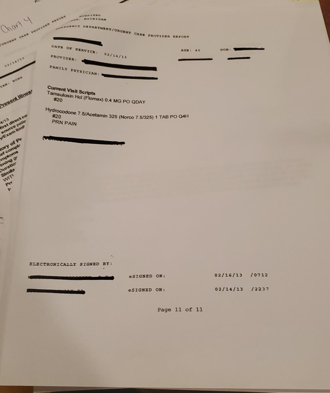 PENNOCK HOSPITAL HASTINGS, MICHIGAN Chart 3 SERVICE