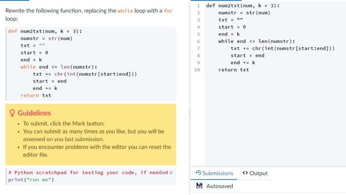 Solved Problem submission.txt > 1 (a) Output value: | Chegg.com