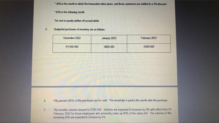 Solved Question 4 Use the information provided below to | Chegg.com