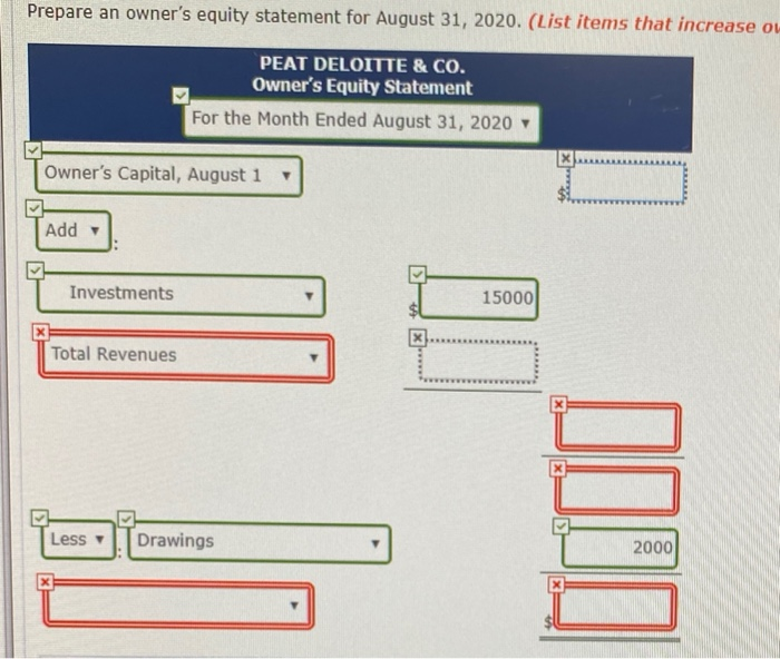 Solved Exercise 1-09 al-a3 An analysis of the transactions | Chegg.com