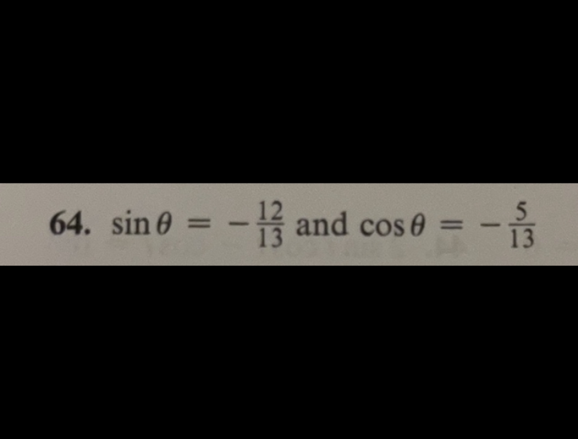 Solved (a) ﻿Find sin(θ2),cos(θ2), ﻿and tan(θ2). | Chegg.com