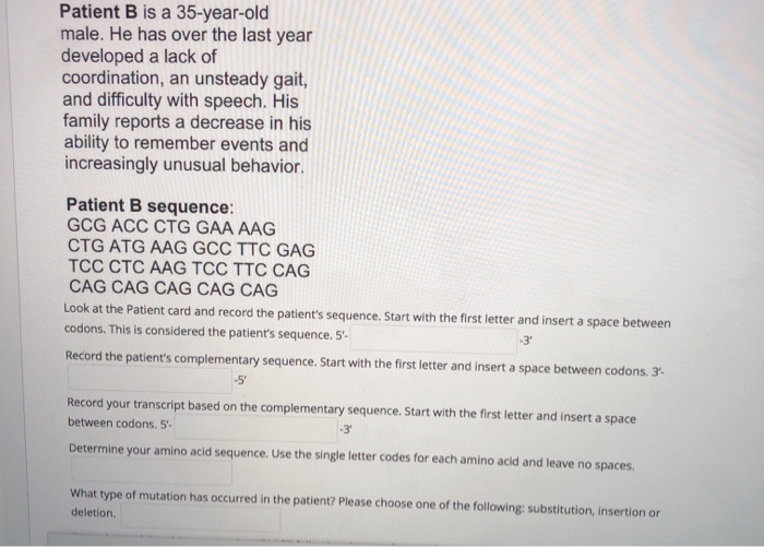 Solved "My Sequence" B GCGACCCTGGAAAAGCTGATGAAGGCCTTC Please | Chegg.com