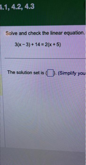 2x 3 1 7x 15 3 solution and check