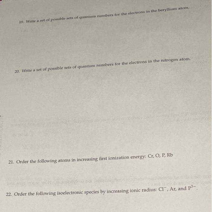 Solved 17. Write the full and abbreviated electron | Chegg.com