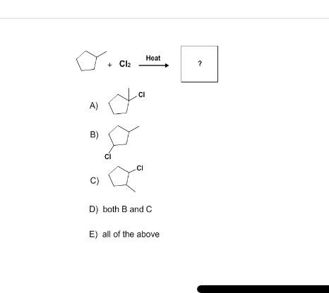 Solved HW3Q12 Answered Product D) A) B) C) D) both B and C | Chegg.com