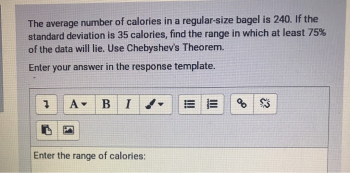 Solved The Average Number Of Calories In A Regular-size | Chegg.com