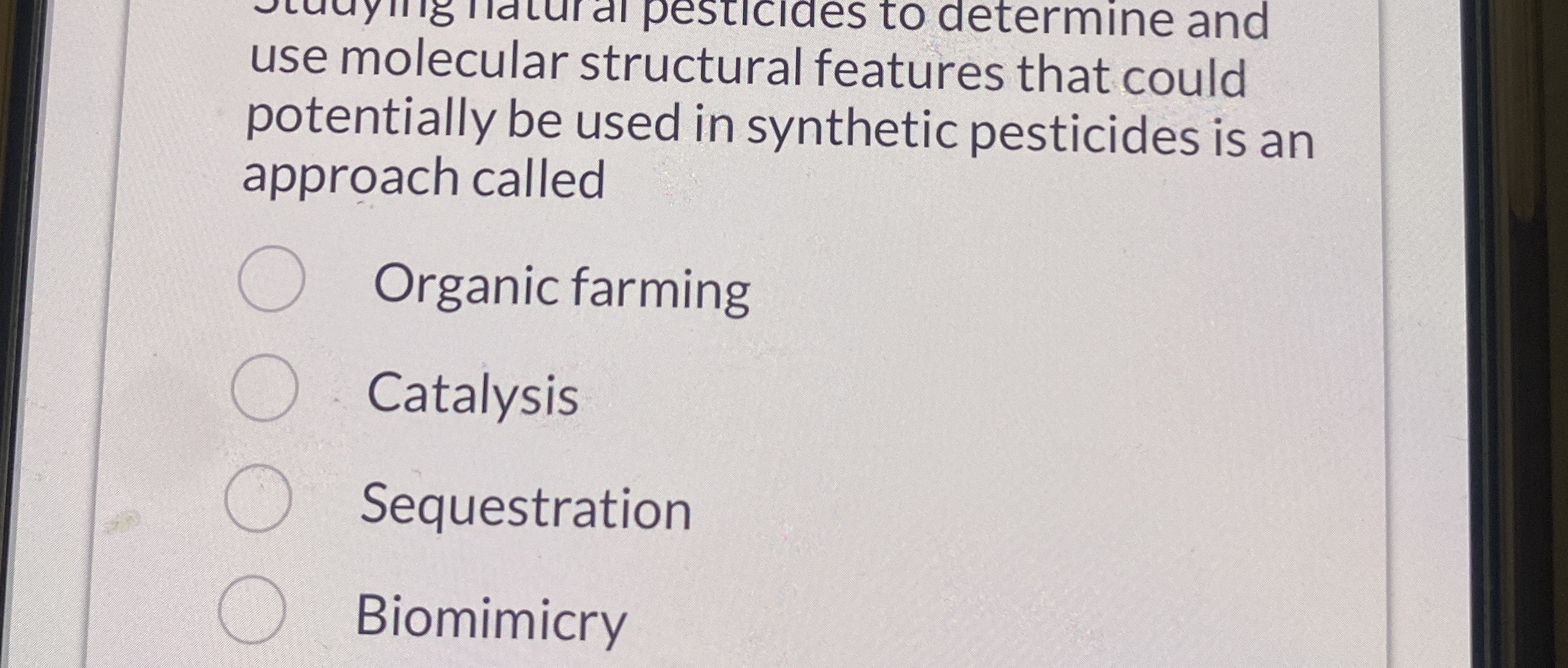 Solved Pesticides To Determine And Use Molecular Structural Chegg Com