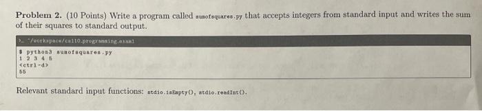 Solved Problem 2. (10 Points) Write a program called uno | Chegg.com
