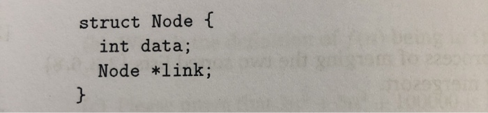 Solved struct Node { int data; Node *link; بها (d) A deque | Chegg.com
