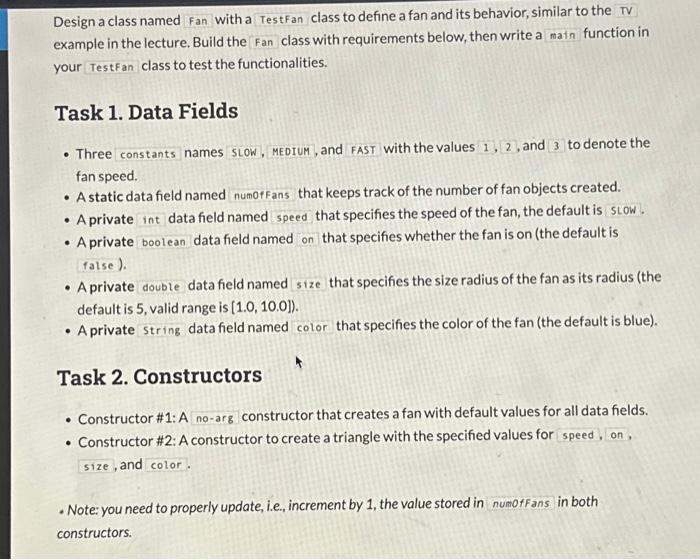 Solved - The public accessor (getters) and mutator | Chegg.com