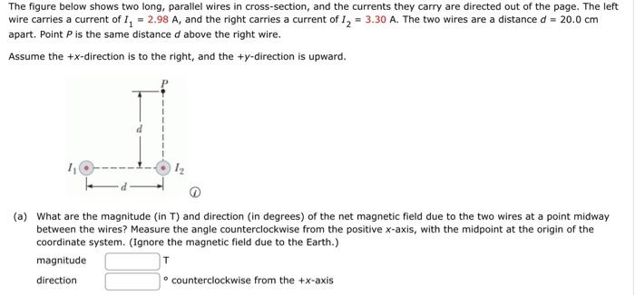 [solved]: The Figure Below Shows Two Long, Parallel Wires I