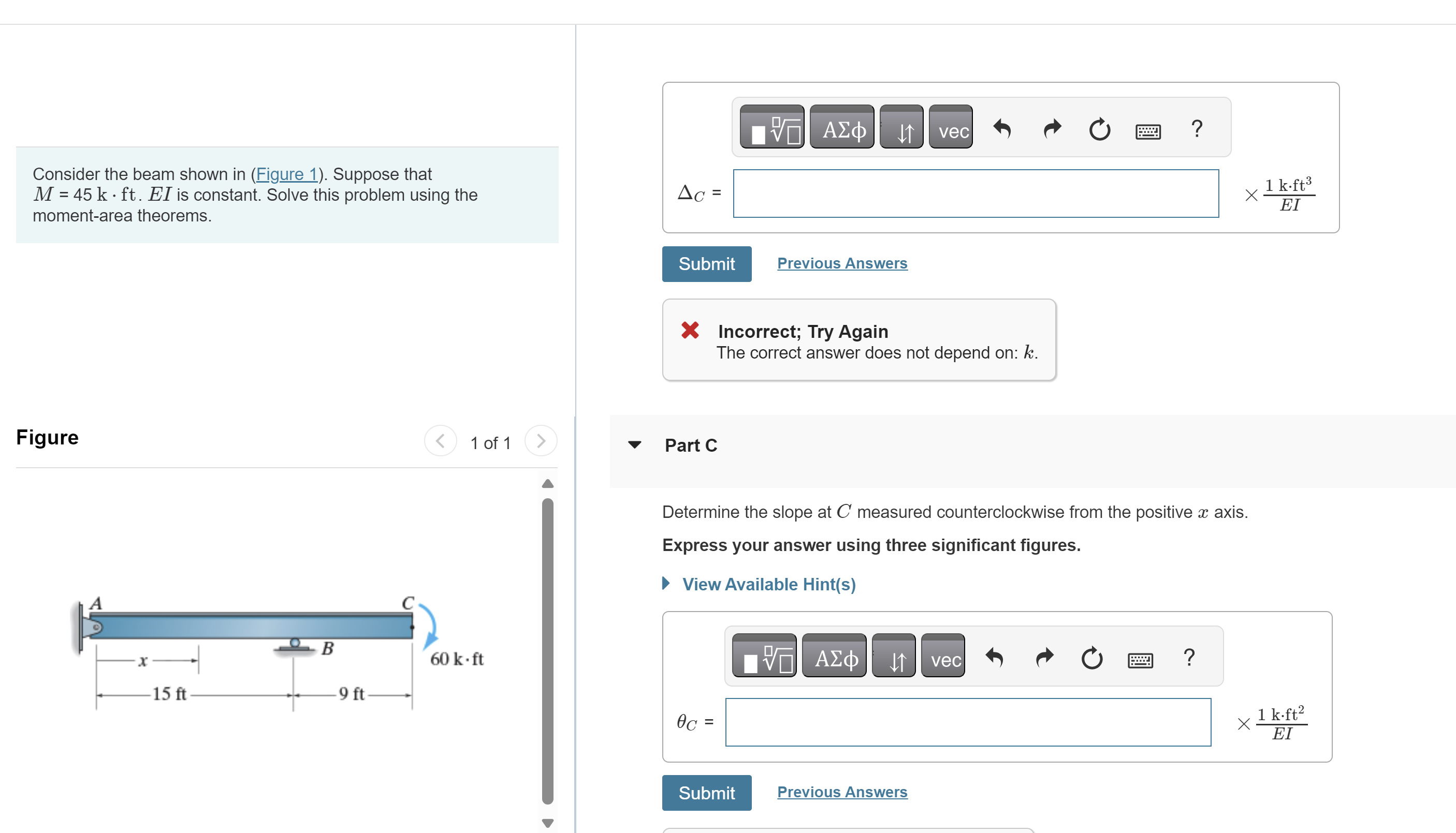 Solved Consider the beam shown in (Figure 1). ﻿Suppose | Chegg.com