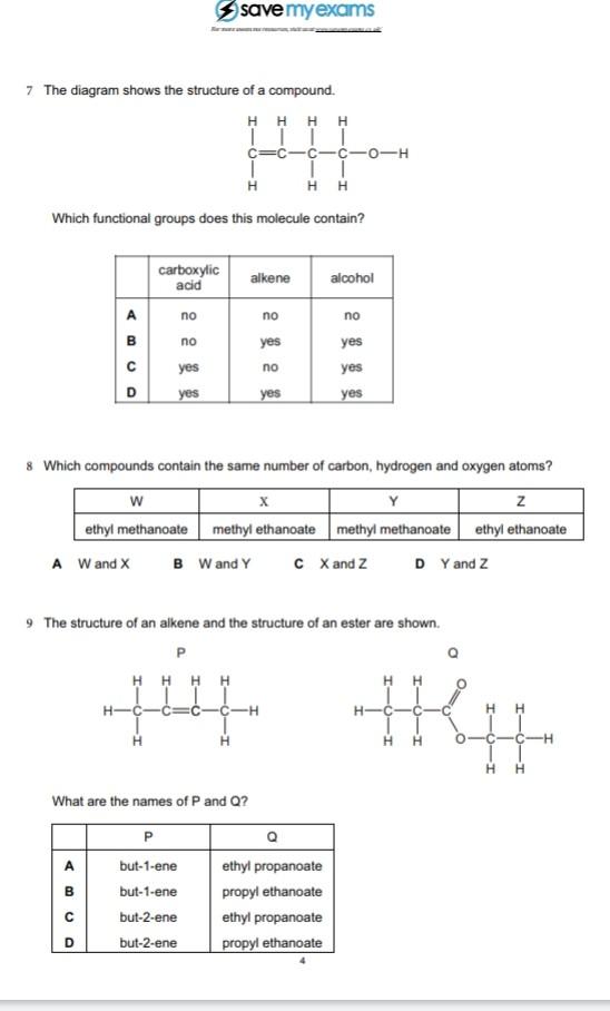 Solved save myexams 1 Which structure is correctly named? B | Chegg.com
