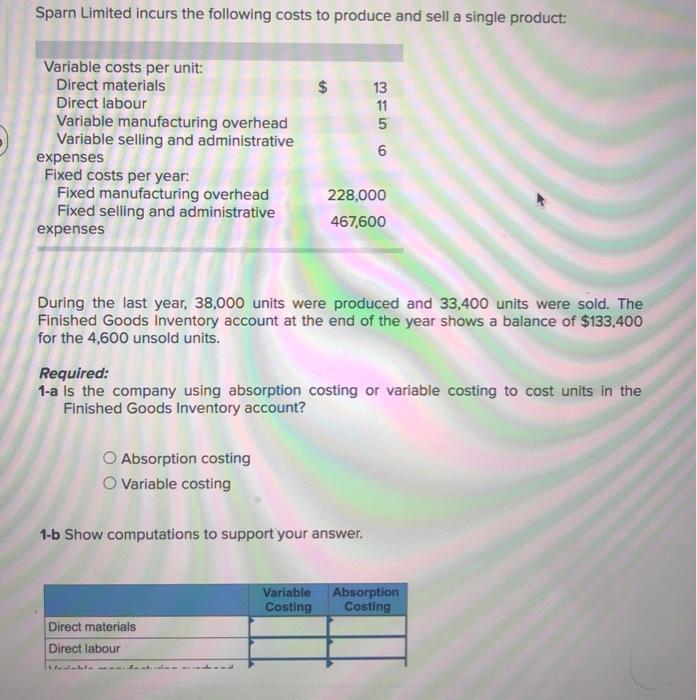 solved-sparn-limited-incurs-the-following-costs-to-produce-chegg