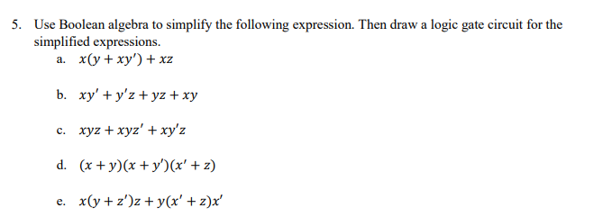 Solved Use Boolean algebra to simplify the following | Chegg.com