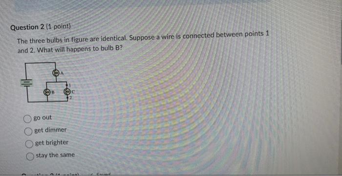 Solved The three bulbs in figure are identical. Suppose a | Chegg.com