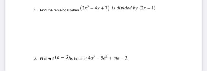 9 divided by 3 7 x 4 divided by 2