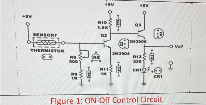 Solved Figure 1: ON-Off Control Circuit | Chegg.com