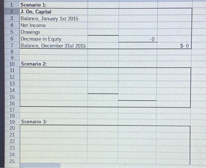 Solved Instructions: . For each scenario, calculate the | Chegg.com