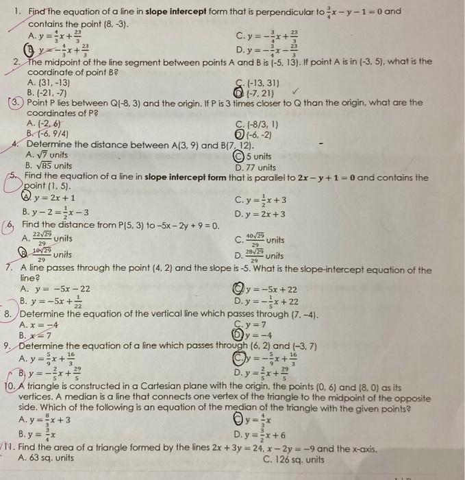 Solved hi! i really need help with these geometry problems. | Chegg.com