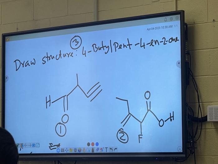 Solved Name the structure for questions 1 and 2 and draw thr | Chegg.com