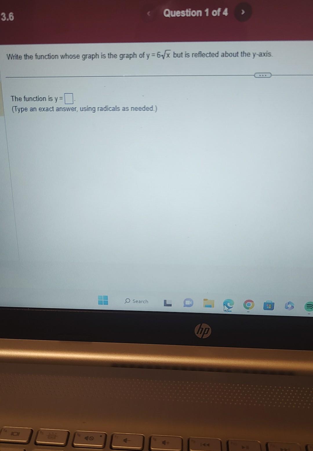 solved-write-the-function-whose-graph-is-the-graph-of-y-6x-chegg